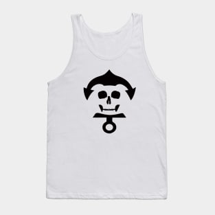 The Jester skull halloween Tank Top